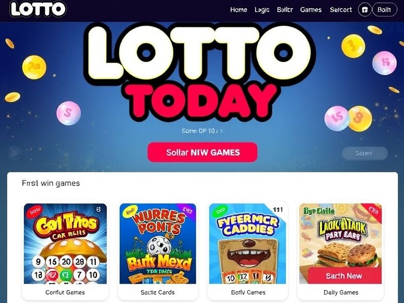 Lotto Today is your ultimate destination for online lottery games and instant win opportunities. Check daily jackpots, get quick results, and experience mobile-friendly gambling with expert-endorsed strategies.